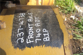 Plant / Machinery Parts, Caterpillar, 740 ADT, Axels, Used