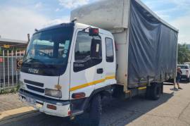 Isuzu, 5 Ton Dropside , 4x2 Drive, Curtain Side Truck, Used