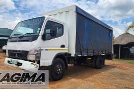 Fuso, Canter FE7-136 , 4x2 Drive, Tautliner Truck, Used, 2017
