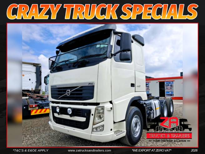 Volvo, FH440 [#11178], 6x4 Drive, Truck Tractor, Used, 2014