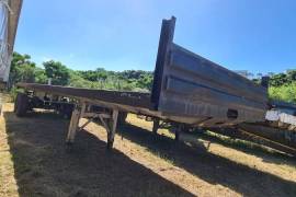Afrit, Light Cargo 9.2 meter Flat Deck, Double Axle Trailer, Used, 2001