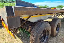 Afrit, Light Cargo 9.2 meter Flat Deck, Double Axle Trailer, Used, 2001