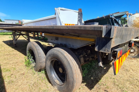 Afrit, Light Cargo 9.2 meter Flat Deck, Double Axle Trailer, Used, 2001