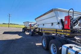 Leader Bodies, 20Cube , Side Tipper Trailer, Used, 2021