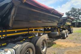 Leader Bodies, 25 Cube, Side Tipper Trailer, Used, 2020
