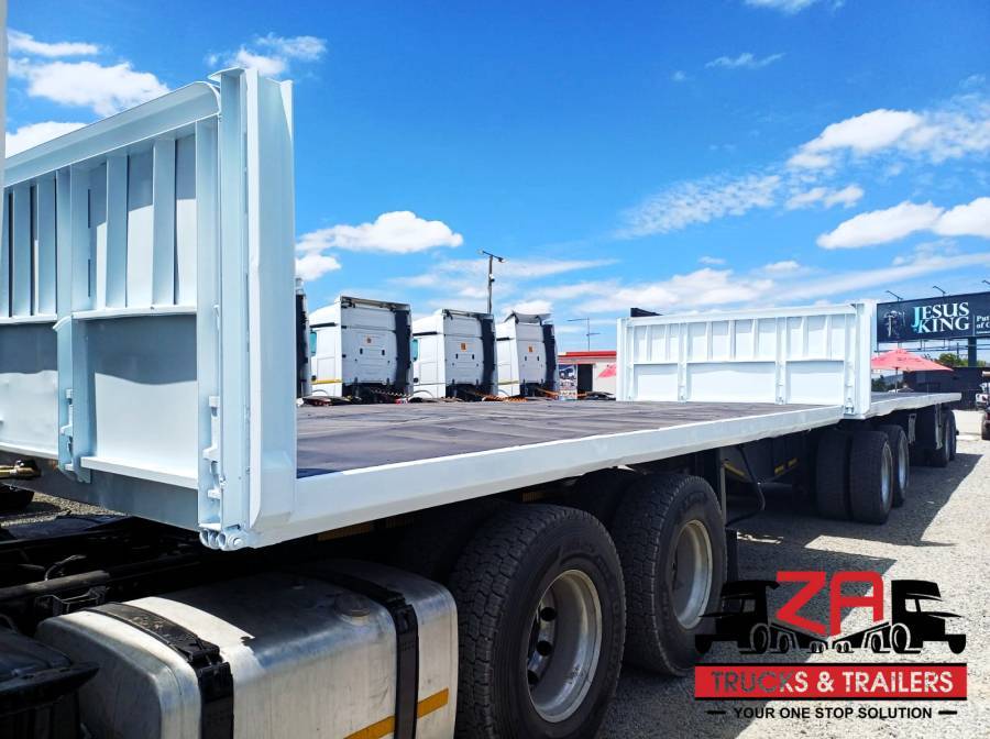 SA Truck Bodies, SUPERLINK FLAT DECK TRAILER [#52766], Flat Deck Trailer, Used, 2005