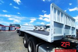 SA Truck Bodies, SUPERLINK FLAT DECK TRAILER [#52766], Flat Deck Trailer, Used, 2005