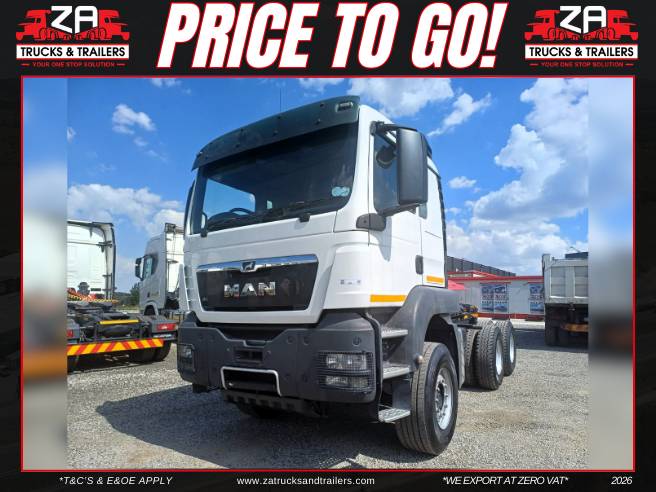 MAN, TGS 33.480 [#11193], 6x4 Drive, Truck Tractor, Used, 2019