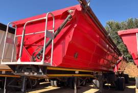 SA Truck Bodies, 45 Cube, Side Tipper Link Trailer, Used, 2019