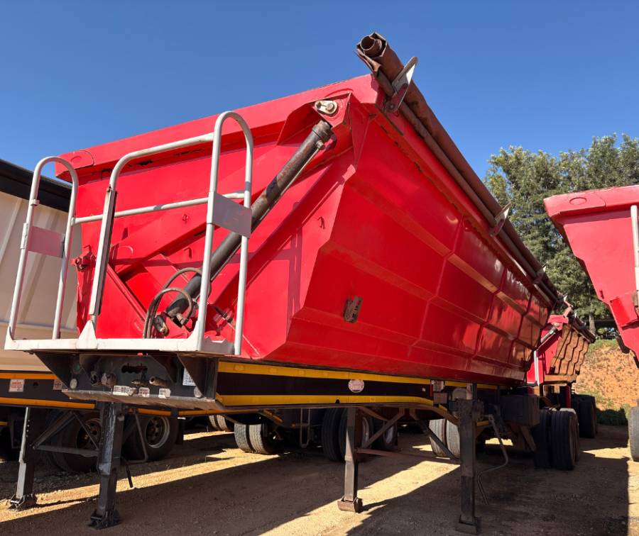 SA Truck Bodies, 45 Cube, Side Tipper Link Trailer, Used, 2019