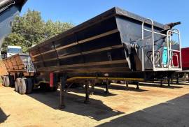 SA Truck Bodies, 45 Cube, Side Tipper Link Trailer, Used, 2022