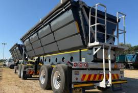 Afrit, 40 Cube, Side Tipper Link Trailer, Used, 2024