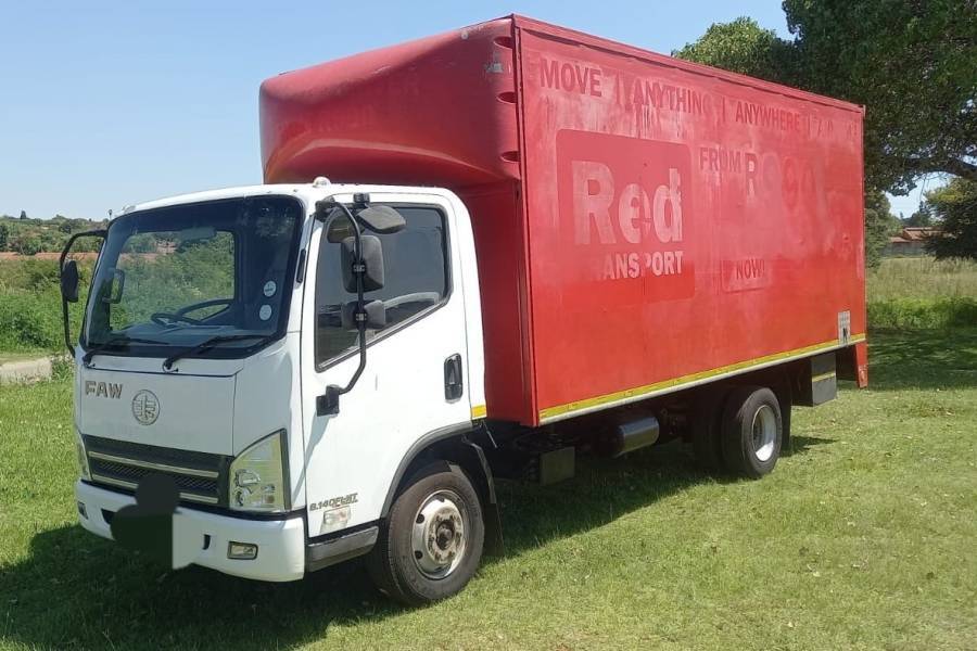 FAW, 8.140FL BOX BODY, 2x2, Closed Body Truck, Used, 2019