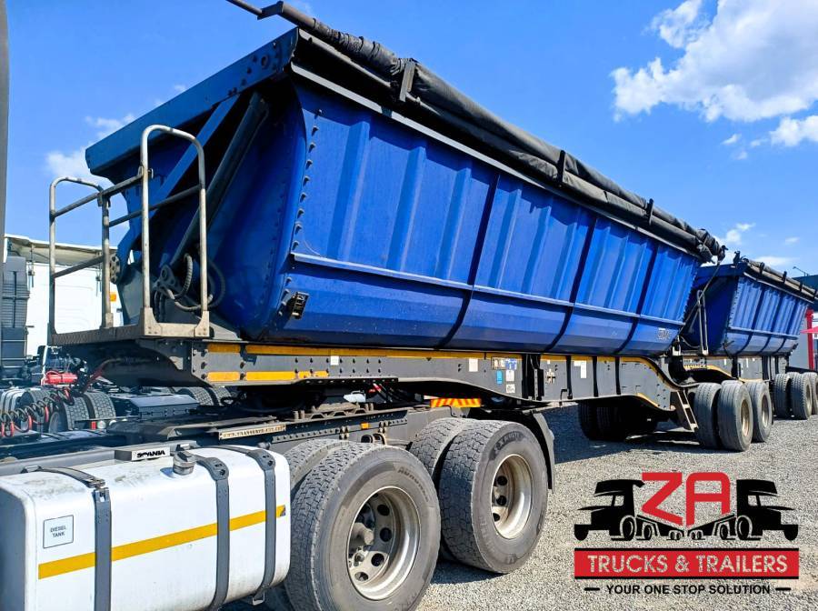 CIMC, 40 CUBE SIDE TIPPER TRAILER [#52800], Side Tipper Link Trailer, Used, 2021