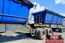 CIMC, 40 CUBE SIDE TIPPER TRAILER [#52800], Side Tipper Link Trailer, Used, 2021