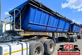 CIMC, 40 CUBE SIDE TIPPER TRAILER [#52800], Side Tipper Link Trailer, Used, 2021