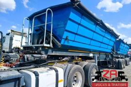 SA Truck Bodies, 40 CUBE SIDE TIPPER TRAILER [#52810], Side Tipper Link Trailer, Used, 2018