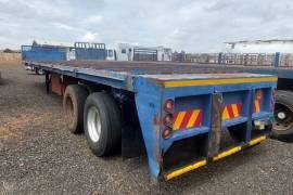 Busaf, TANDEM FLATDECK TRAILER DOUBLE AXLE 13M, Flat Deck Trailer, Used, 1988