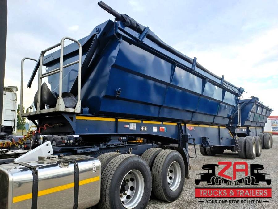 Trailmax, 40 CUBE SIDE TIPPER TRAILER [#52796], Side Tipper Link Trailer, Used, 2020