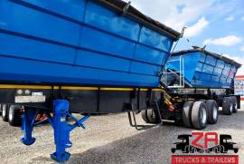 SA Truck Bodies, 40 CUBE SIDE TIPPER TRAILER [#52808], Side Tipper Link Trailer, Used, 2018