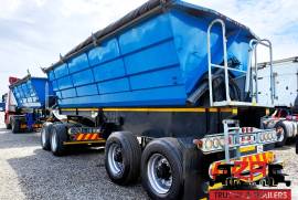 SA Truck Bodies, 40 CUBE SIDE TIPPER TRAILER [#52808], Side Tipper Link Trailer, Used, 2018