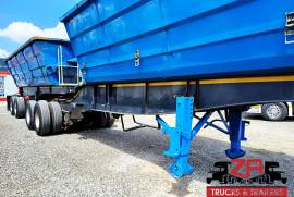 SA Truck Bodies, 40 CUBE SIDE TIPPER TRAILER [#52808], Side Tipper Link Trailer, Used, 2018