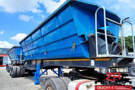 SA Truck Bodies, 40 CUBE SIDE TIPPER TRAILER [#52808], Side Tipper Link Trailer, Used, 2018