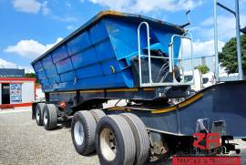 SA Truck Bodies, 40 CUBE SIDE TIPPER TRAILER [#52808], Side Tipper Link Trailer, Used, 2018