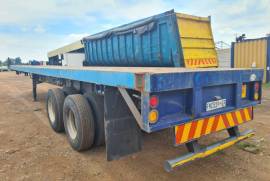 Henred, 2 Axle Flat deck, Flat Deck Trailer, Used, 1985