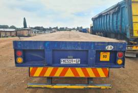 Henred, 2 Axle Flat deck, Flat Deck Trailer, Used, 1985