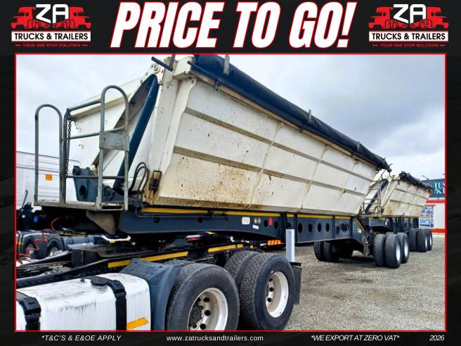 Afrit, 40 CUBE SIDE TIPPER TRAILER [#52798] , Side Tipper Link Trailer, Used, 2015