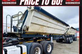 Afrit, 40 CUBE SIDE TIPPER TRAILER [#52798] , Side Tipper Link Trailer, Used, 2015