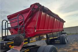 Top Trailer, 45m³ Side Tipper, Side Tipper Link Trailer, Used, 2015
