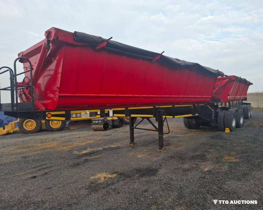Top Trailer, 45m³ Side Tipper, Side Tipper Link Trailer, Used, 2015