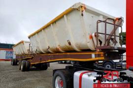 Top Trailer,  40 CUBE SIDE TIPPER [#52836], Side Tipper Link Trailer, Used, 2007