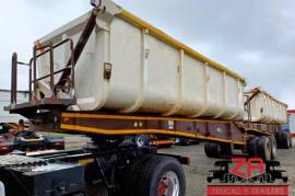 Top Trailer,  40 CUBE SIDE TIPPER [#52836], Side Tipper Link Trailer, Used, 2007