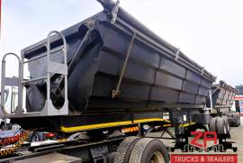 SA Truck Bodies, 45 CUBE SIDE TIPPER TRAILER [#52894], Side Tipper Link Trailer, Used, 2021