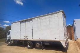 Mercedes Benz, Axor 2528 Tag Axle Closed Body, Rigid, Closed Body Truck, Used, 2014