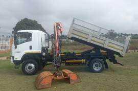 Isuzu, FTS 750 4X4 TIPPER WITH FASSI CRANE, 4x4 Drive, Crane Truck, Used, 2013