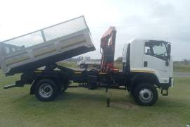 Isuzu, FTS 750 4X4 TIPPER WITH FASSI CRANE, 4x4 Drive, Crane Truck, Used, 2013