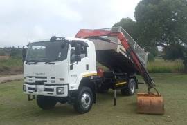 Isuzu, FTS 750 4X4 TIPPER WITH FASSI CRANE, 4x4 Drive, Crane Truck, Used, 2013
