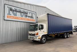 Hino, 500 1626, 6x2 Drive, Curtain Side Truck, Used, 2016