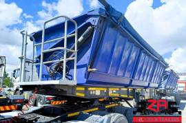 Top Trailer, 40 CUBE SIDE TIPPER TRAILER [#52903], Side Tipper Link Trailer, Used, 2014