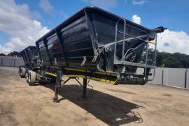 Leader Bodies, Tautliner Superlink, Side Tipper Link Trailer, Used, 2018