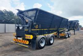 Leader Bodies, Tautliner Superlink, Side Tipper Link Trailer, Used, 2018
