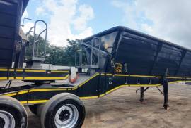 Leader Bodies, Tautliner Superlink, Side Tipper Link Trailer, Used, 2018