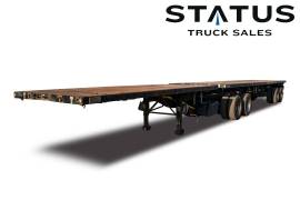 Henred, 6x12 Superlink Flatdeck, Flat Deck Trailer, Used, 2018
