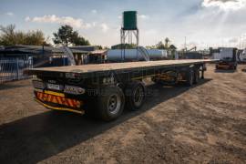 Henred, 6x12 Superlink Flatdeck, Flat Deck Trailer, Used, 2018