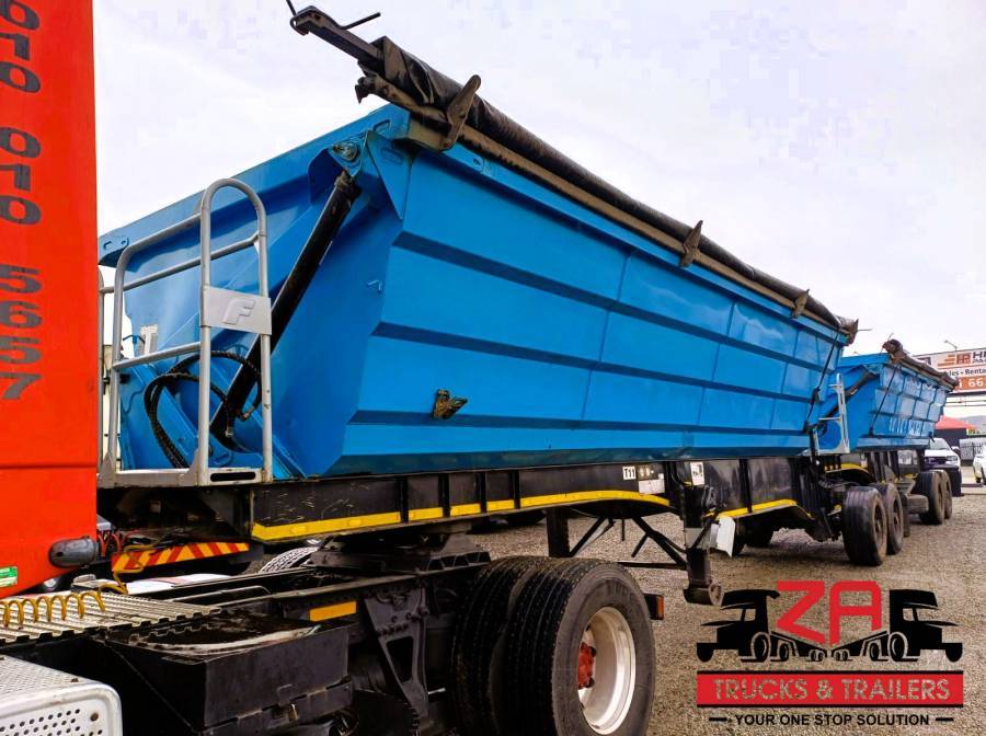 SA Truck Bodies, 45 CUBE SIDE TIPPER TRAILER, Side Tipper Link Trailer, Used, 2022