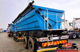 SA Truck Bodies, 45 CUBE SIDE TIPPER TRAILER, Side Tipper Link Trailer, Used, 2022